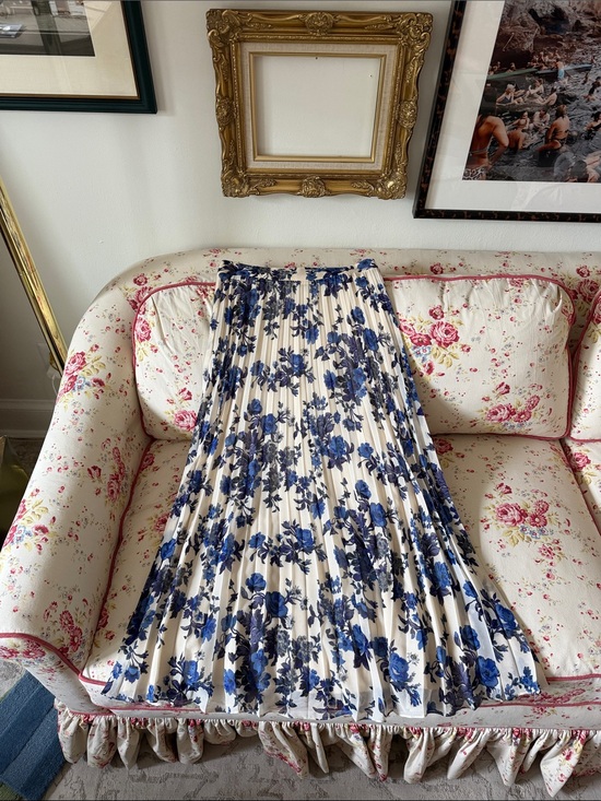 Sezane Dresses & Skirts - Pleated Sezane Floral Skirt